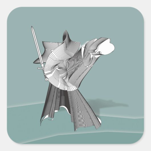 デジタルウォリアー スクエアシール (正面)