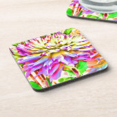 デジタルウォーターカラーダリアギフト コースター (左側)