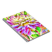 デジタルウォーターカラーダリアギフト ノートブック (右側)