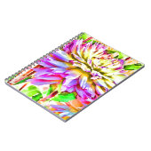 デジタルウォーターカラーダリアギフト ノートブック (左側)