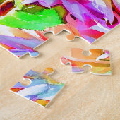 デジタルウォーターカラーダリア ジグソーパズル (側面)