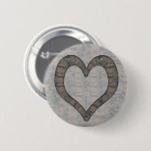 デジタルウッドランドカモフラージュハートオン迷彩柄 缶バッジ (正面&裏面)