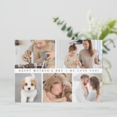 デジタルカスタムフォトコラージュ母の日 シーズンカード (スタンド正面)