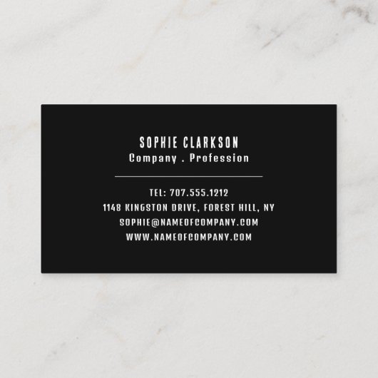 デジタルカメラアイコン、写真家、写真 名刺 (裏面)