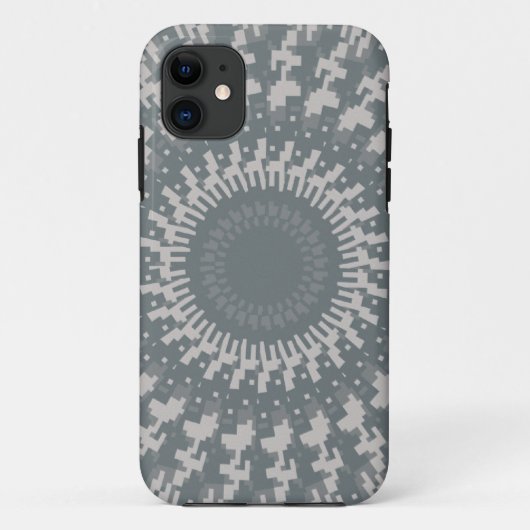 デジタルカモフラージュ カレイドスコープ Case-Mate iPhoneケース (裏面)