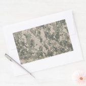デジタルカモフラージュ 長方形シール (封筒)