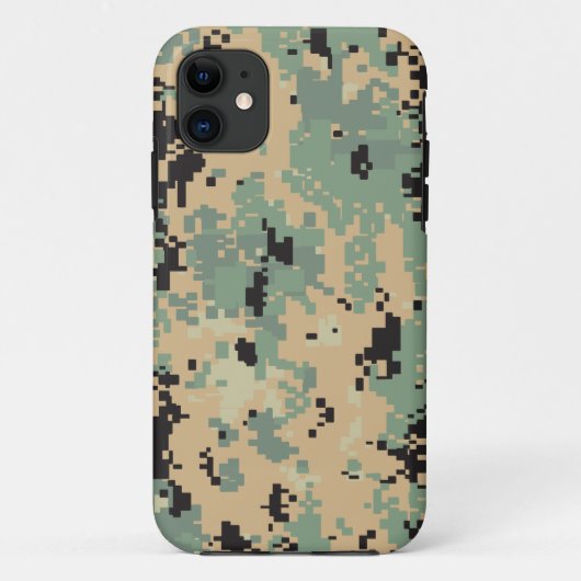 デジタルカモフラージュ Case-Mate iPhoneケース (裏面)