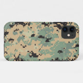 デジタルカモフラージュ Case-Mate iPhoneケース (裏面(横))