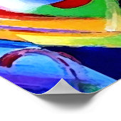 デジタルカラーハート ポスター (角)