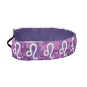 デジタルガーリーなピンクの赤紫の迷彩柄のレオの印 アスレチックヘッドバンド (左)