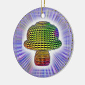 デジタルキノコ セラミックオーナメント (左)