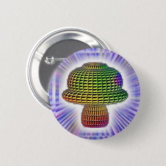 デジタルキノコ 缶バッジ (正面&裏面)