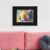 デジタルキャットアートキャンバスプリント キャンバスプリント (インサイチュ (リビング))