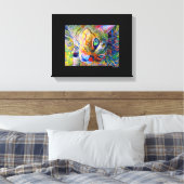 デジタルキャットアートキャンバスプリント キャンバスプリント (インサイチュ (寝室))