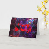 デジタルキャビテーション誕生日 カード (黄色い花)