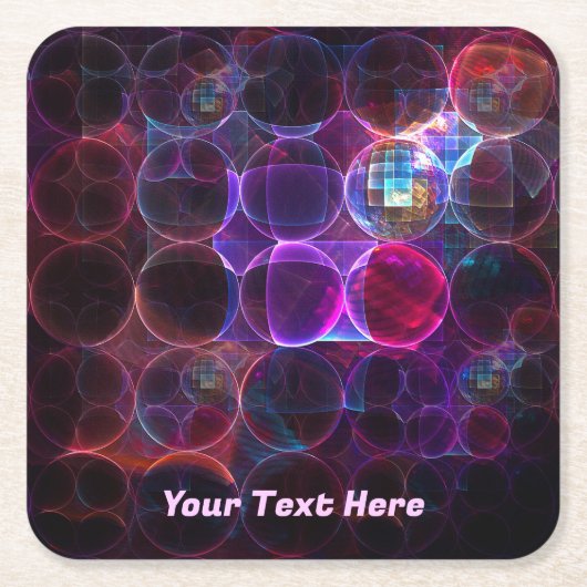 デジタルキャビテーション スクエアペーパーコースター (正面)