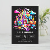 デジタルキャンディランド誕生日 招待状 (スタンド正面)