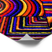 デジタルキルトモダンレトロ ポスター (角)