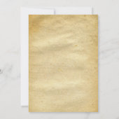 デジタルクラシック誕生日招待状。ヴィンテージ 招待状 (裏面)