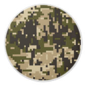 デジタルクラシック迷彩柄迷彩カスタマイズ可能 セラミックノブ (正面)