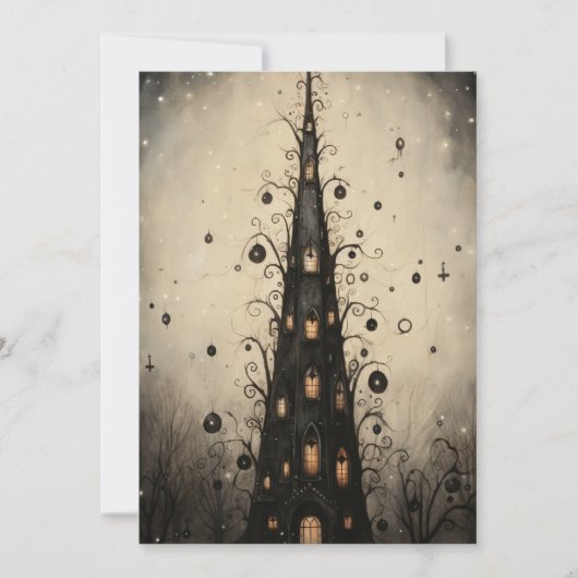 デジタルクリスマスカーユニークド – クリスマスカード (正面)