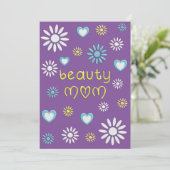 デジタルグリーティングカード「美しいママ」 サンキューカード (スタンド正面)