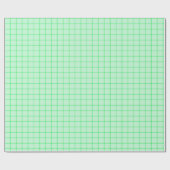 デジタルグリーングリッド ラッピングペーパー (フラット)