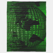 デジタルグローブ フリースブランケット (正面)