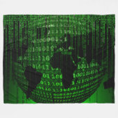 デジタルグローブ フリースブランケット (正面(横))