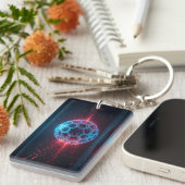 デジタルコア：未来的エネルギー圏爆発 キーホルダー (正面右)