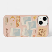デジタルコラージュ美的な電話ケース iPhoneケース (裏面横)
