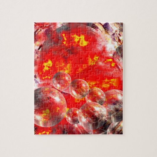 デジタルコンピュータアート抽象芸術モダンクリエイティブ ジグソーパズル (縦)