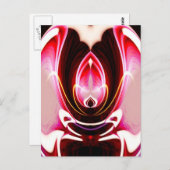 デジタルコンピューモダンタ抽象芸術アート ポストカード (正面/裏面)