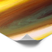 デジタルコン絵画ピュータの抽象芸術ポスタープリント ポスター (角)