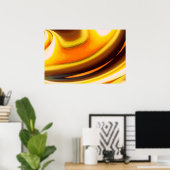 デジタルコン絵画ピュータの抽象芸術ポスタープリント ポスター (ホームオフィス)