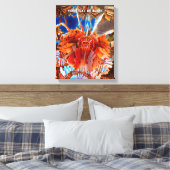 デジタルサムライ キャンバスプリント (インサイチュ (寝室))