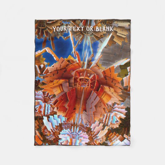 デジタルサムライ フリースブランケット (正面)