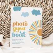 デジタルサンベイビーシャワーフォトゲストブックサイン ポスター