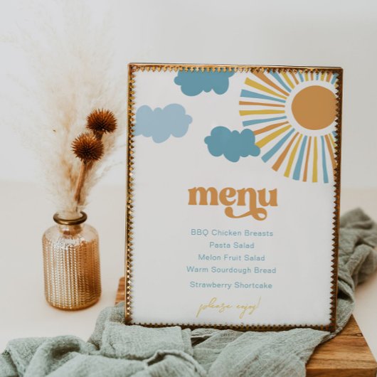 デジタルサンベビーシャワーメニュー ポスター