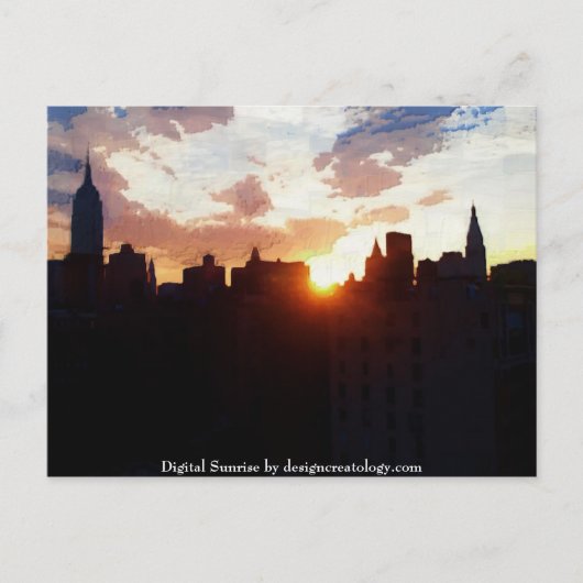 デジタルサンライズ ポストカード (正面)