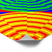 デジタルサンライズ(Digital Sunrise by Kenneth Yoncich) ポスター (角)