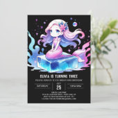 デジタルスウィートマーメイド誕生日 招待状 (スタンド正面)