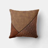 デジタルスエードクリーム馬毛リベット銅 クッション (裏面)