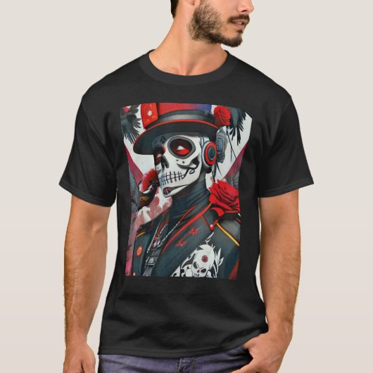 デジタルスカル兵士 Tシャツ (正面)