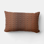 デジタルスタッズブラシ仕上げ銅金属パターン ランバークッション (裏面)