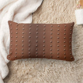 デジタルスタッズブラシ仕上げ銅金属パターン ランバークッション (ブランケット)