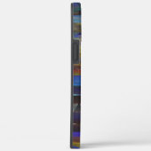 デジタルストライプカラー質感の破れた Case-Mate iPhoneケース (裏面 / 右)