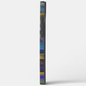 デジタルストライプカラー質感の破れた Case-Mate iPhoneケース (裏面 / 左)