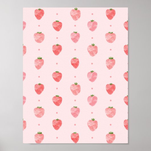 デジタルストロベリープリント ポスター (正面)