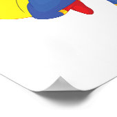 デジタルスーパーヒーローポスター&シール印刷可能 ポスター (角)